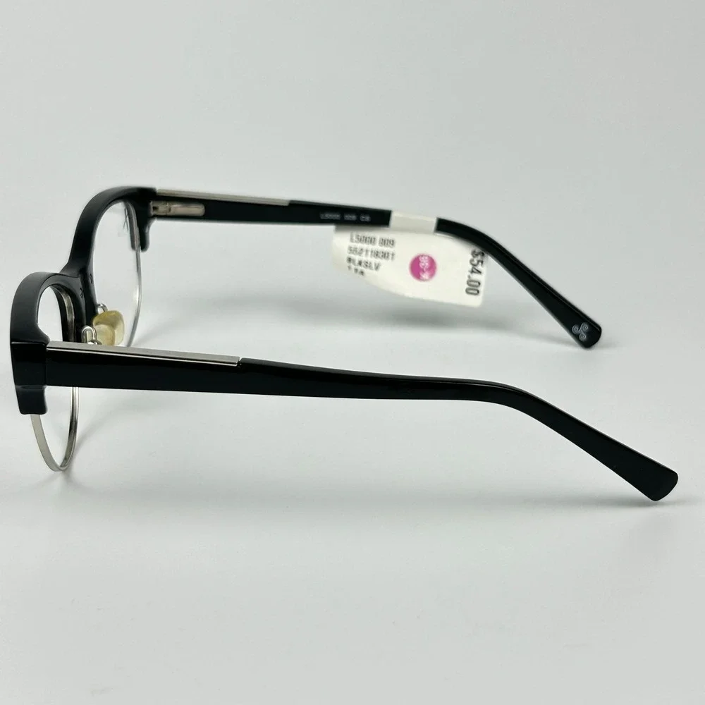 Designer Looks for Less L5000 009 Womens Eyeglasses Black Half Rim 52-15-135 mm